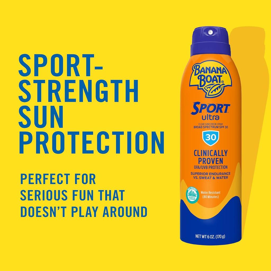 Spray z filtrem przeciwsłonecznym SPF 30 BANANA BOAT SPORT 170g