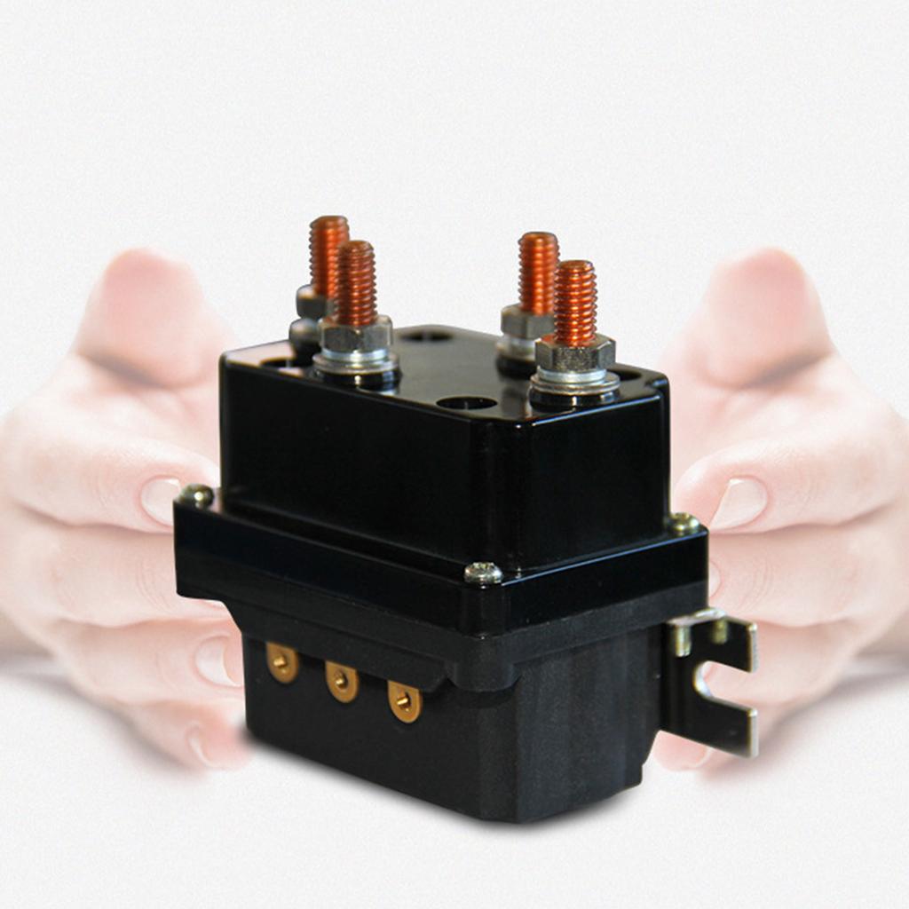 Automotive 250A 12V Winch Control Relays Corrosion Resistant Winch Relays Solenoid Universal For Vehicle Upgrades