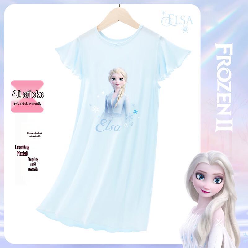 

Disney Girls Elsa Princess Summer Modal Nightgown 110