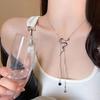 Jednoduché Dlouhé Vytahovací Nastavitelné Náhrdelníky Pro Ženy Dívky Luxusní Elegantní Všestranný Náhrdelník Šperkové Doplňky Dárky