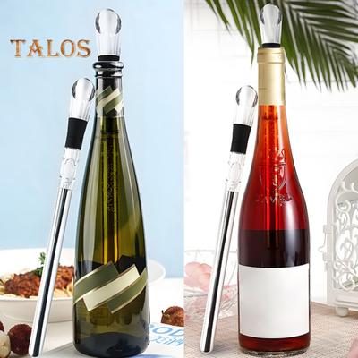 Wine Cooling Stick Wine Chiller with Aerator Spout Stainless Steel Iceless Wine Bottle Cooler Stick for Enhanced Aroma Flavor