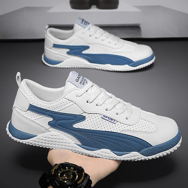 

Men s shoes 2025 summer new soft-soled non-slip Forrest Gump sports shoes youth trend men s handsome campus casual shoes 44 білий