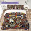 Snow Leopard Animal Pattern Bedding uilt Set uilt Cover Pillowcase Home Decoration Birthday Gift (1 * duvet cover + 2 * pillowcase  without core)111