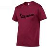 Shirt 2017 Men Funny Vespa Tshirt 100 Cotton Summer Short Sleeve Round