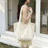 Fresh and Sweet Floral Chiffon Shoulder Bag Large Capacity Student Bag Fashionable Versatile Tote Bag Women