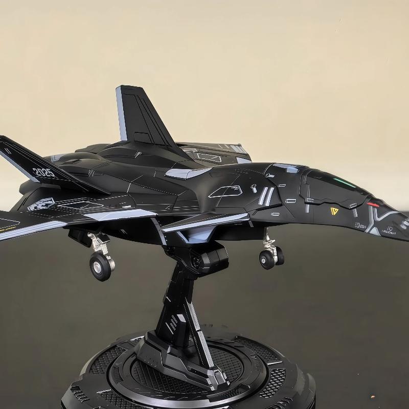 Assembling Model Science Fiction Cultural And Creative 1:144 Nan Tian Men Plan White Emperor B-Type Fighter Plastic Toy Gift