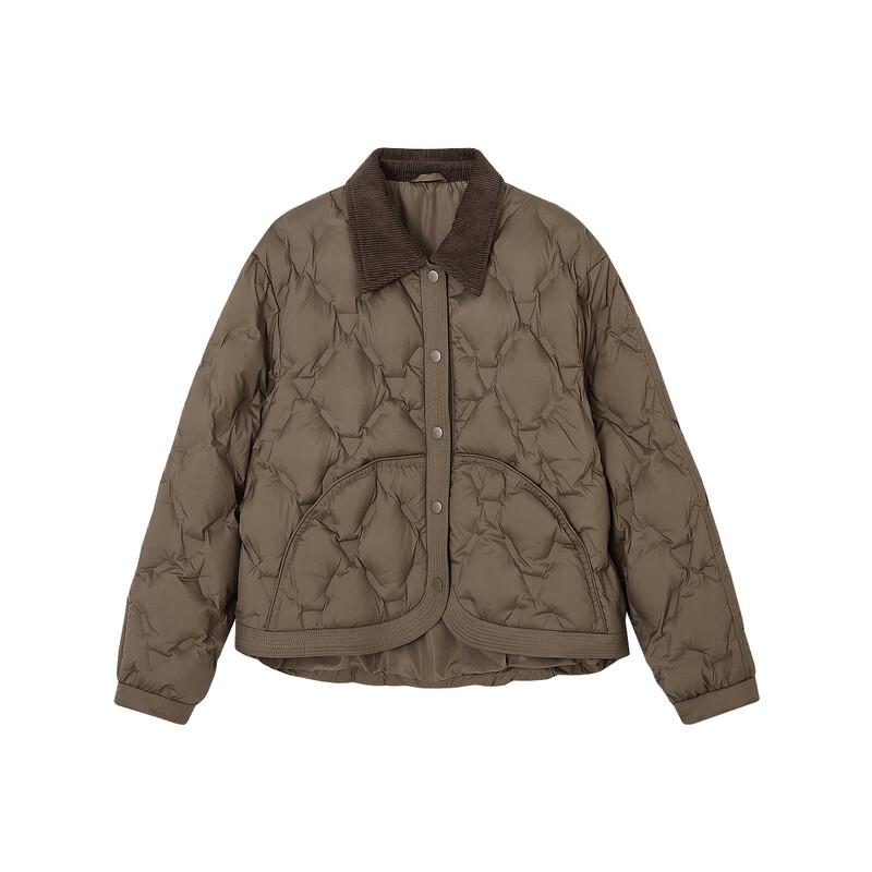 Demana Women's Colorblock 90% Duck Down Puffer Jacket