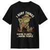 Frosch Gärtner Ich vergrabe Dinge Vielleicht Pflanzen Vielleicht Menschen Lustiges T-Shirt Sommer Beliebte T-Shirts Mann Baumwolle Rundhals 5XL 6XL Kleidung