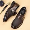 Fashion Leisure Walk Male Loafers Outdoor Anti-slip Men's Driving Shoes Handmade Business Footwear Elegantes Slip On Flats Oxford Shoes