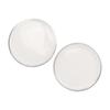 2PCS 6.5in Drumhead Replacement Waterproof Polyester Film Drum Head Jazz Drum Accessory White
