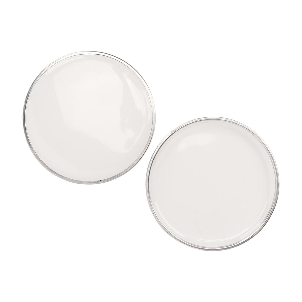 2PCS 6.5in Drumhead Replacement Waterproof Polyester Film Drum Head Jazz Drum Accessory White