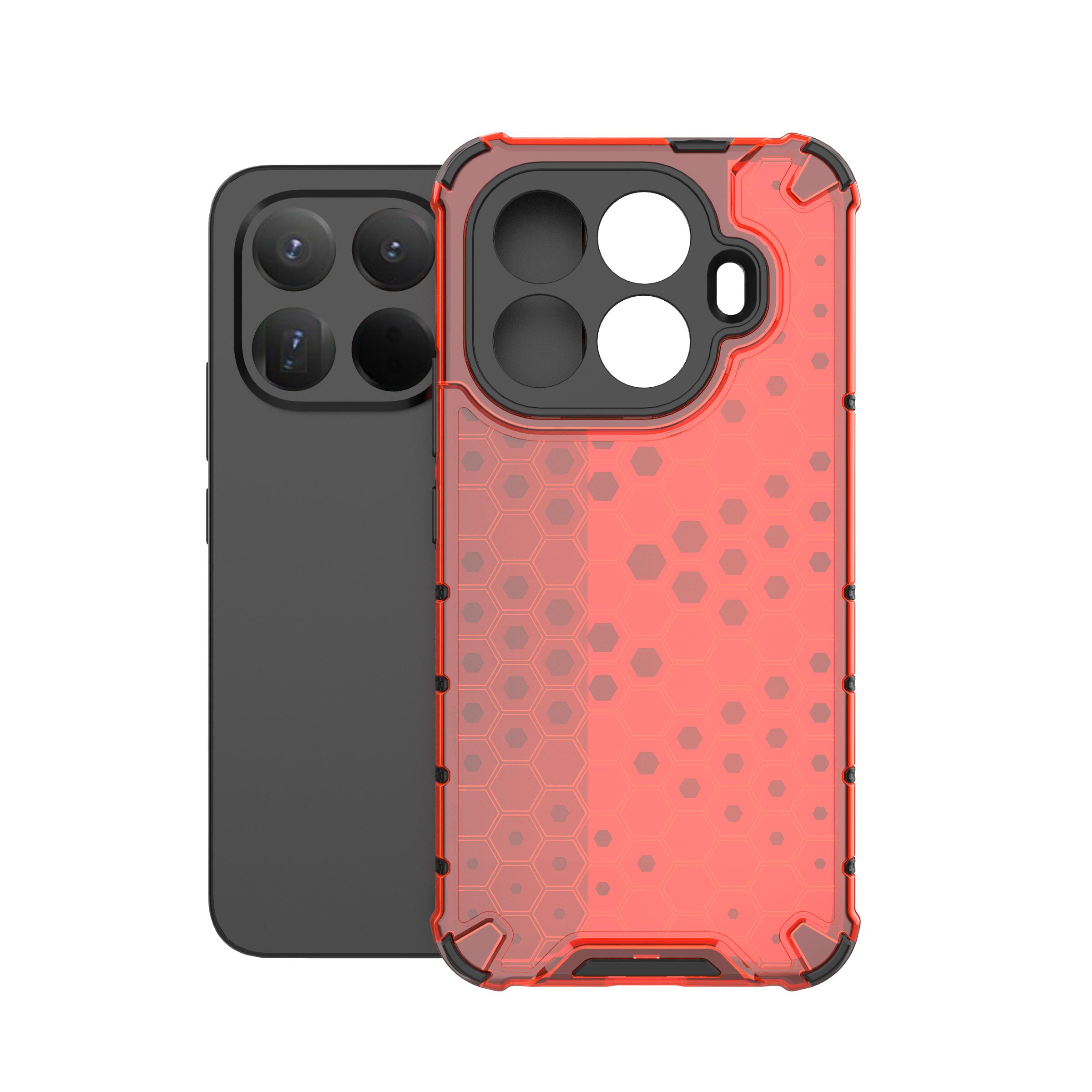 

Shockproof Transparent Honeycomb Phone Case For XiaoMI 14 14Pro 14T 15T 15TPro Translucent Protection Hybrid Bumper Armor Cover Xiaomi 14