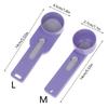 Creative No Spill Measuring Spoon Funnel Preparation Of Protein Powder Workout & Sports Drinks, Baby Formula Refill Mess Spill
