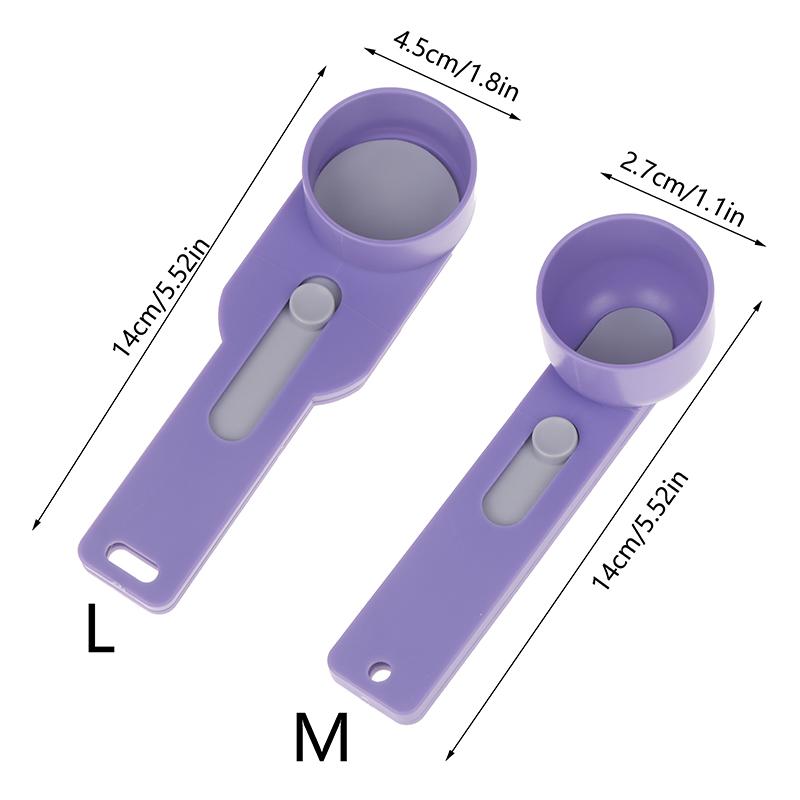Creative No Spill Measuring Spoon Funnel Preparation Of Protein Powder Workout & Sports Drinks, Baby Formula Refill Mess Spill