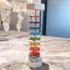 Cpc Ce Rain Sound Emulator Rainbow Hourglass, Orff Rain Sound Tube Musical Instrument Sand Bell Early Education Music Lesson Teaching Aids