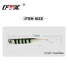 5pcs Soft Jerk Baits 7.5cm Silicone Fishing Lure Soft Worm 1.8g Rubber Swimbait Artificial Lures for Pike Perch Carp Fishing