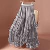 Ladies' Large Love Mesh Half Skirt Yarn Skirt