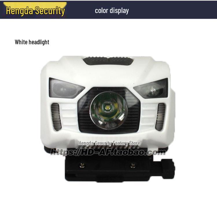 M88 Waterproof USB Rechargeable Headlamp with Mickey Bracket and Hand-Wave Induction Signal Light