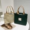 Women's bag niche design canvas tote bag hand carry bento bag mommy bag tote bag fashion trend canvas hand carry