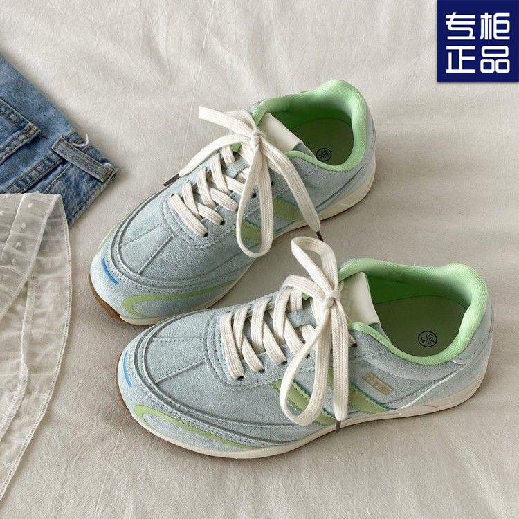 Niche casual retro sports board shoes women's autumn new German training shoes student versatile Forrest Gump shoes