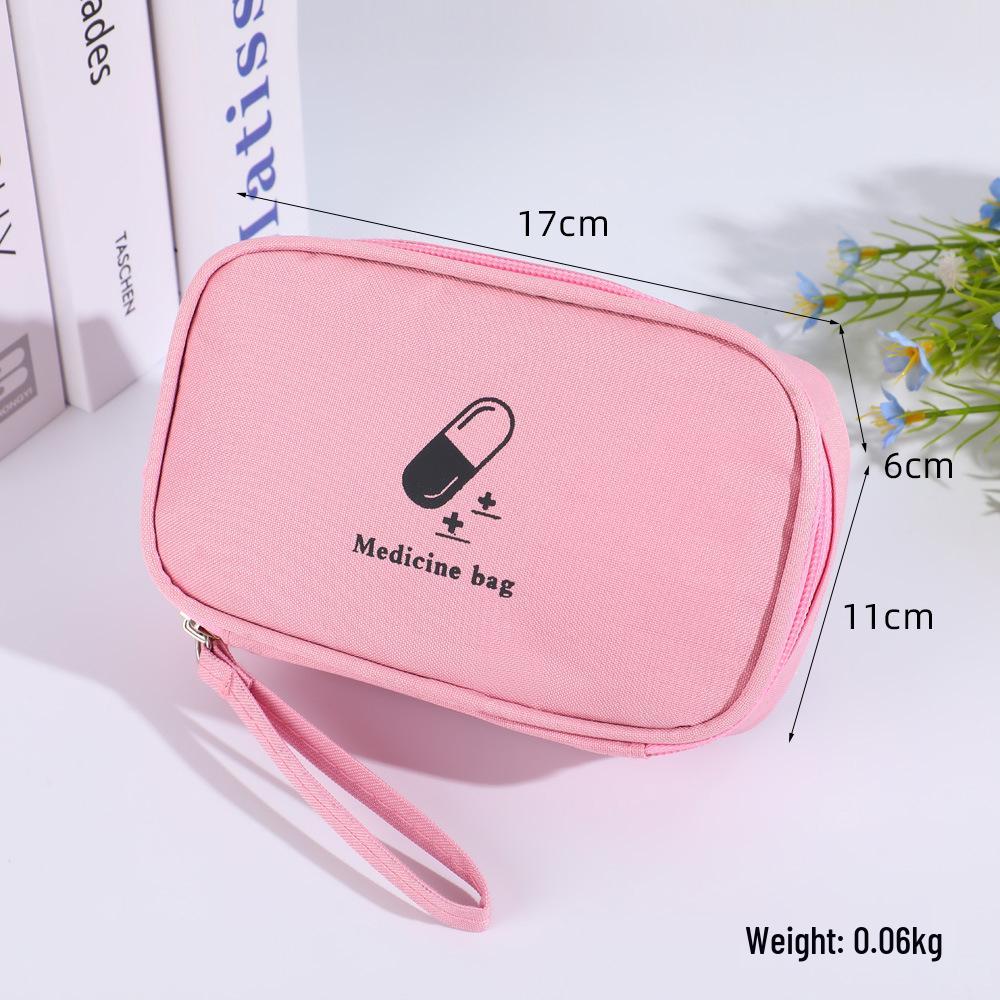 Large-Capacity Travel Medicine Organizer Bag: Portable Oxford Cloth Medical Storage