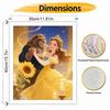 Disney Beauty and the Beast Digital Oil Painting Art Kit Handmade DIY Home Decor Gift