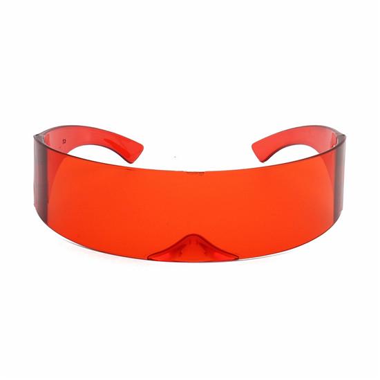 Partybrille Visier Wrap Shield Großer Spiegel Sonnenbrille Persönlichkeit Modebrille Reiten Winddichte Brille