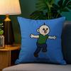 Funny Bbangbbangs Diary Pillow Case Plush Fabric Soft Double Sided Print Sofa Cushion Cover Throw Pillow Covers