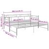 VidaXL Extendable Sofa Bed Frames Metal Grey 90x200 Cm, Grey, Metal