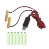 USB A Battery Eliminators Power Supply Adapter,1.5V 3V 4.5V 6V Replace A LR03 Batteries for LED Light Clocks