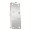 10pcs Flat Mending Plate Stainless Steel Flat Bracket Metal Straight Brace Repair Joining Fixing Bracket Wood Bracket Connector
