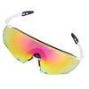 Polarized Photochromic Cycling Glasses Wind Proof Fashion Sports Sunglasses for Men Women White Pink