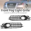 Honeycomb Front Bumper Fog Light Grille Cover Fit A3 8P S-Line 2009-2012