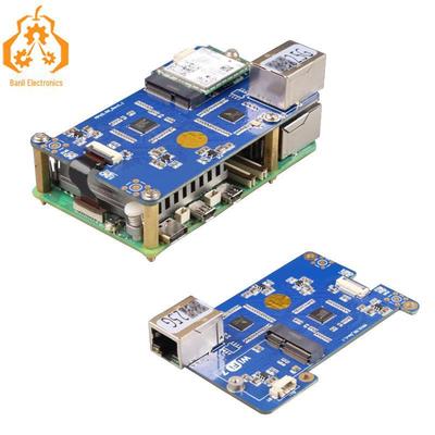 MPW2.5G Raspberry Pi 5 PCIe WiFi7 & 2.5G Ethernet Expansion Board with RJ45 (RTL8125)