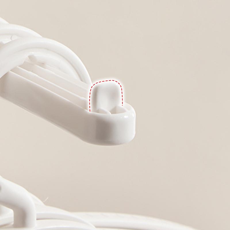 Clothes Hanger Storage Artifact No Punching Bedroom Organization Multifunctional Household Foldable Clip-Proof Anti-Slip