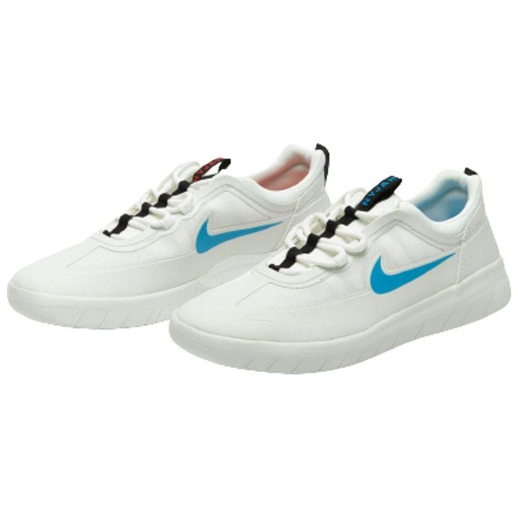 Nike Nyjah Free Alternating Swoosh Unisex Sneakers White Summit-White Blue-Hero BV2078-105