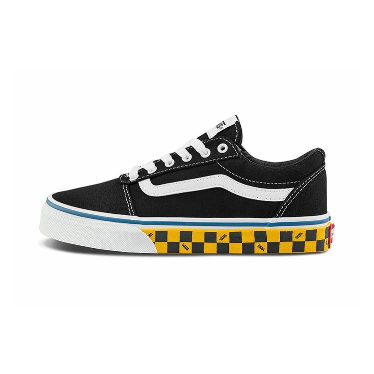 Vans Active Low Top Kids Skate Shoes Kids Sneakers Black White VN0A38J92B3