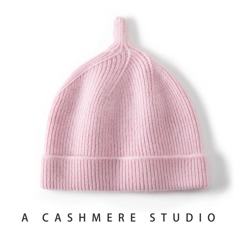 Children's Cashmere Knitted Teletubbies Hat - Cute, Versatile, Unisex, Warm for Autumn & Winter