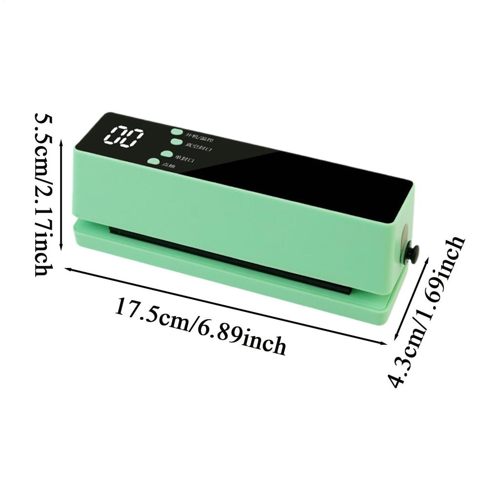 Mini Vacuum Sealer Rechargeable Portable Wireless Dry/Moist Food Preservation for Compact Storage kitchen accessories