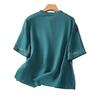 Damen Frühlingstop Bestickte Bluse Sommerhemden für Damen Lockerer Schnitt Lässige Damen Sommerhemden Bequemes Design