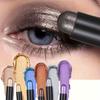 12-color Eyeshadow Stick Nature Satin Shimmery Effects Waterproof & Long-Lasting Eye Makeup Highlighter Pens Rotary Matte & Glitter Eyeshadow  Pen