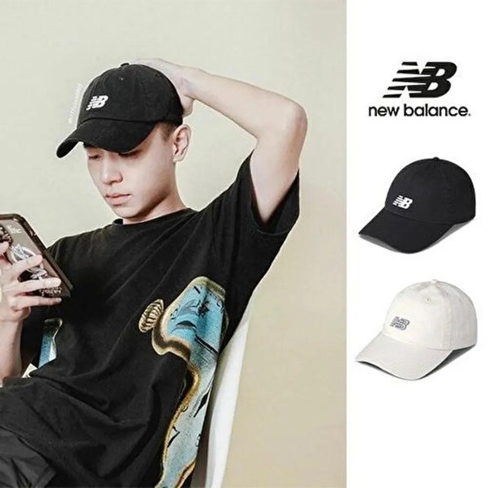 [New Balance] New Balance Classic Curved Brim Men s & Women s Ball Cap Baseball Cap (Select 1 of 2) Cream) LAH91014-LIN:OSZ
