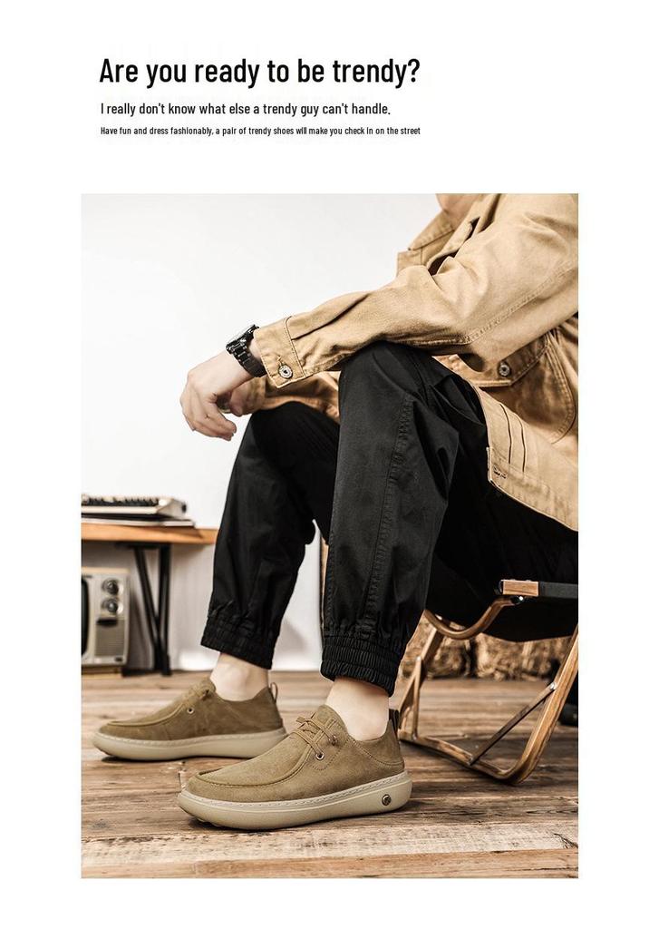 Men's Versatile Summer Soft Sole Slip-On Loafers - Lightweight, Fashionable Casual Board Shoes