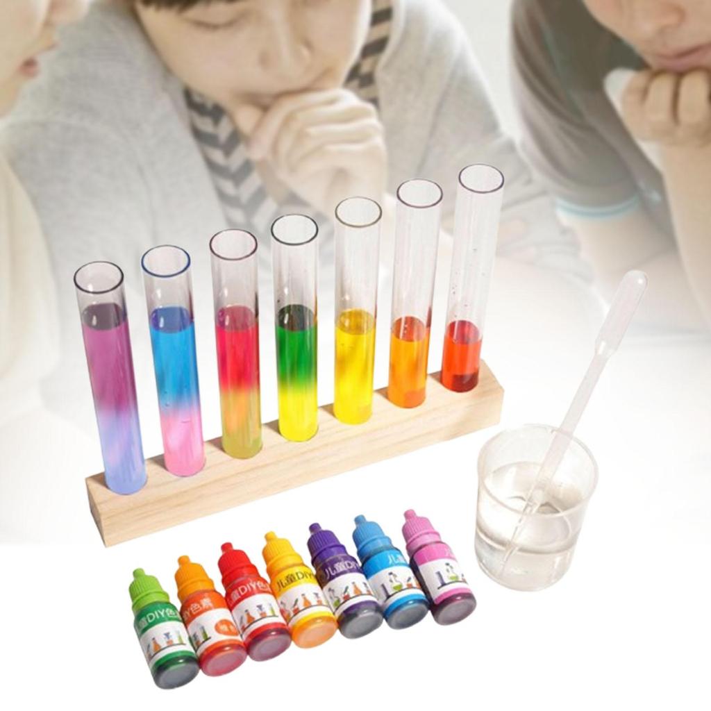 Science Kit toy,Science Experiment,Three Primary Color Experiment,Colorful Test Tube Toy for