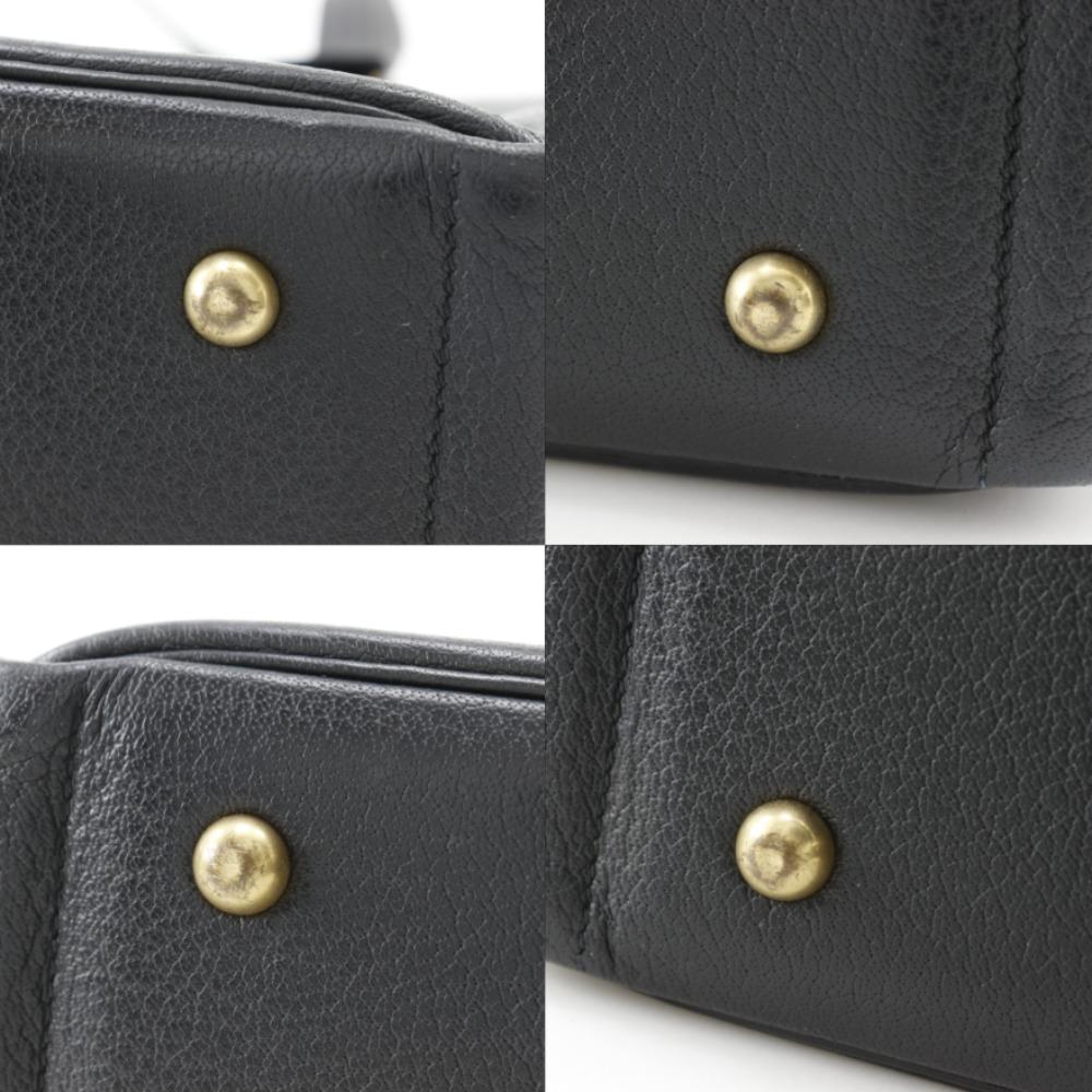 HERMES Gallop FT1 Tote Bag black Buffl Women Used