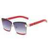 Rimless Luxury Sunglasses Square Women Inspired Multi Tinted Fashion Shades UV400 Vintage Glasses EMA
