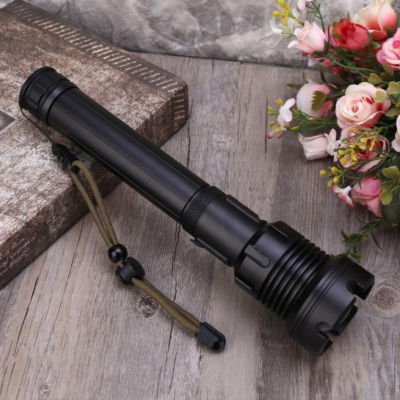 Super Bright Strong Lights Focusing LED Flashlight Outdoor Portable Built-in Rechargeable Battery Multi-function Lights