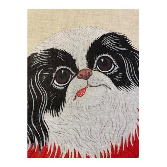 Ukiyo-e Tenugui Towel - Ohara Koson Toyokoto Chin - 100% Cotton - Japan - Premium Tokka - Reactive Dye - Nassen Print - Gentle on Skin - Lightweight