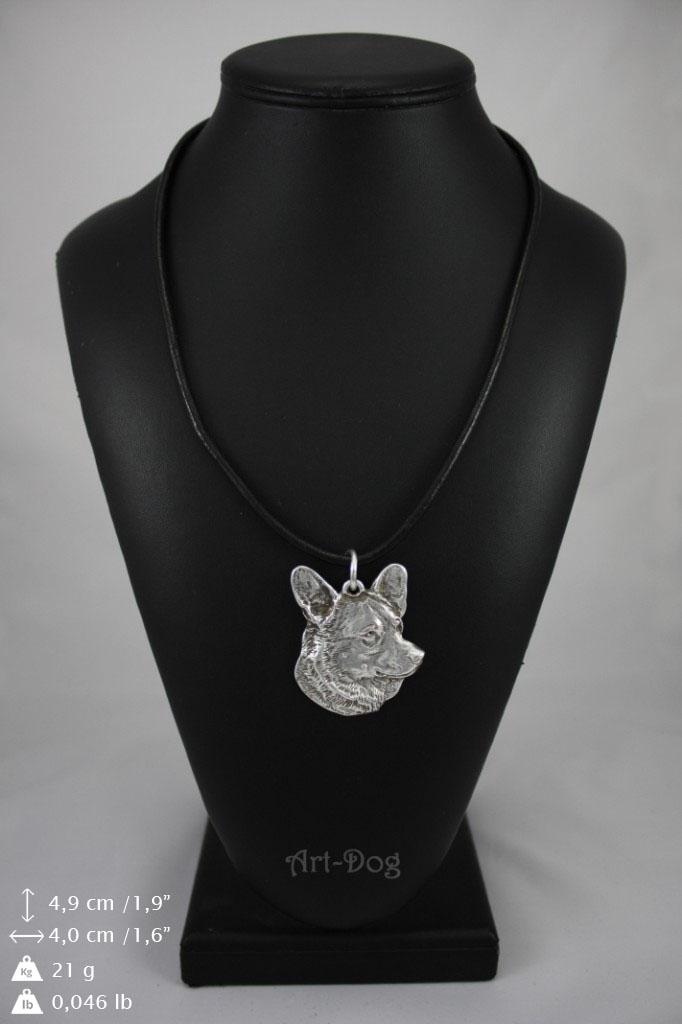 Cardigan Welsh Corgi - Dog Necklace In Gift Box, Silver-plated Locket for Dog Fan, Striking Pendant by Art-Dog Brand