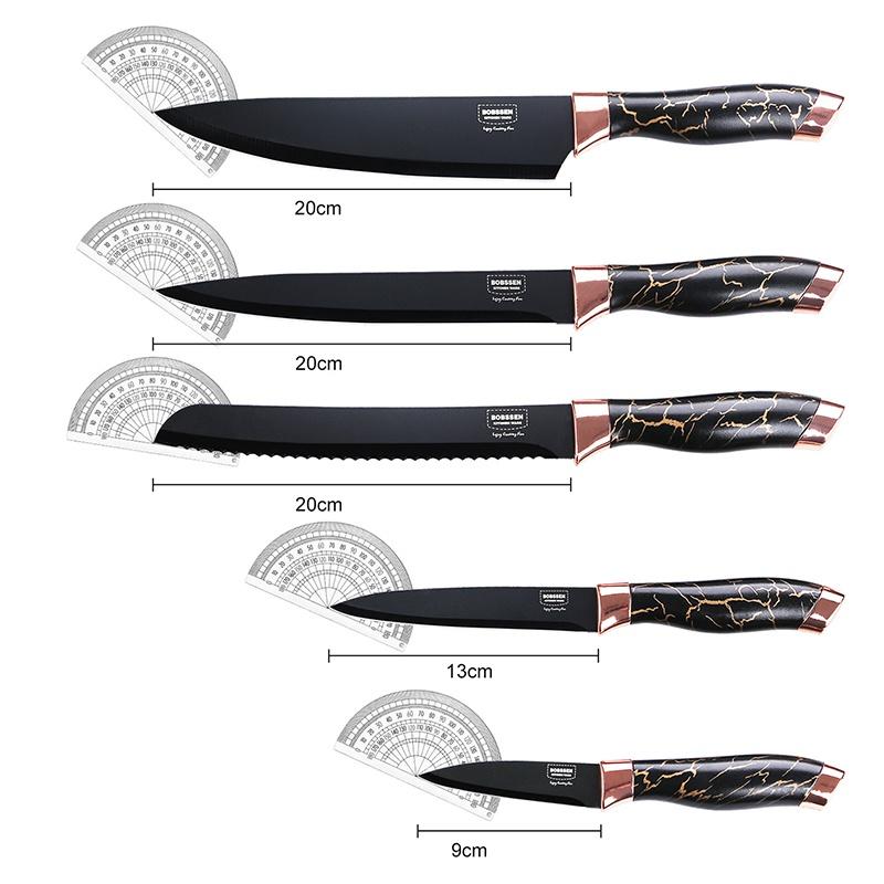 Küchen-Schneidemesser Küchenmesser-Set Allzweck-Schneidemesser Edelstahl-Kochmesser Hackbeil Obstmesser Kochwerkzeuge